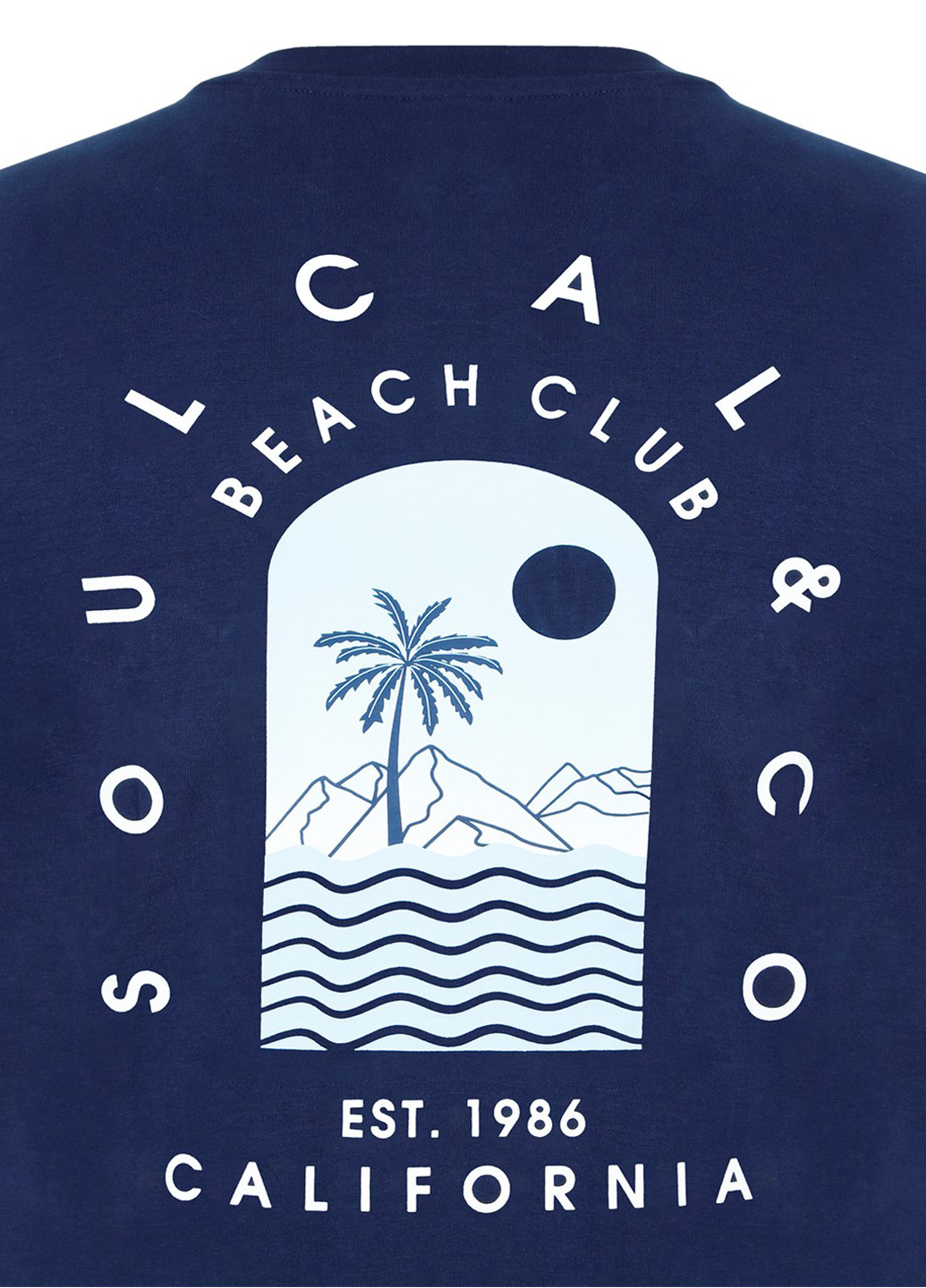 Темно-синя футболка Soulcal & Co