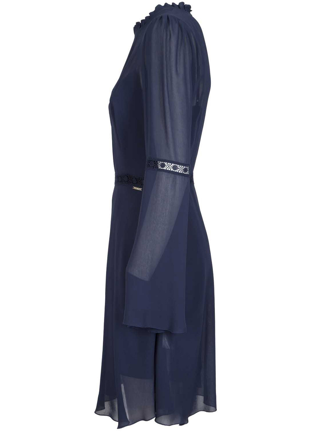 Темно-синя кежуал платье з довгим рукавом Liu-Jo однотонна