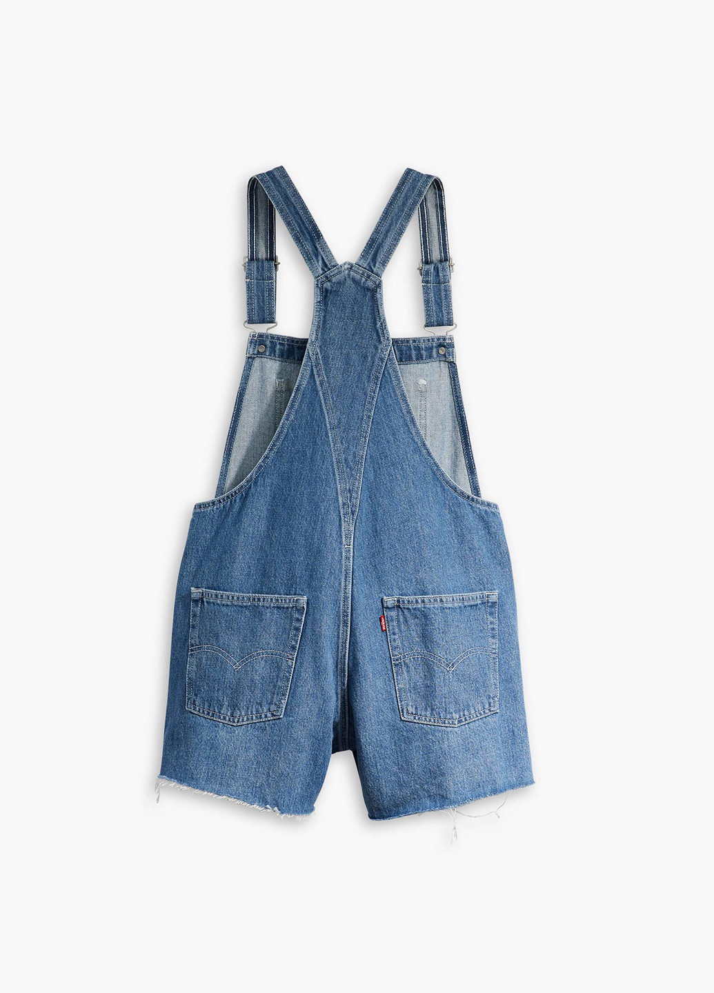 Комбінезон Levi's комбінезон-шорти однотонний синій джинсовий бавовна