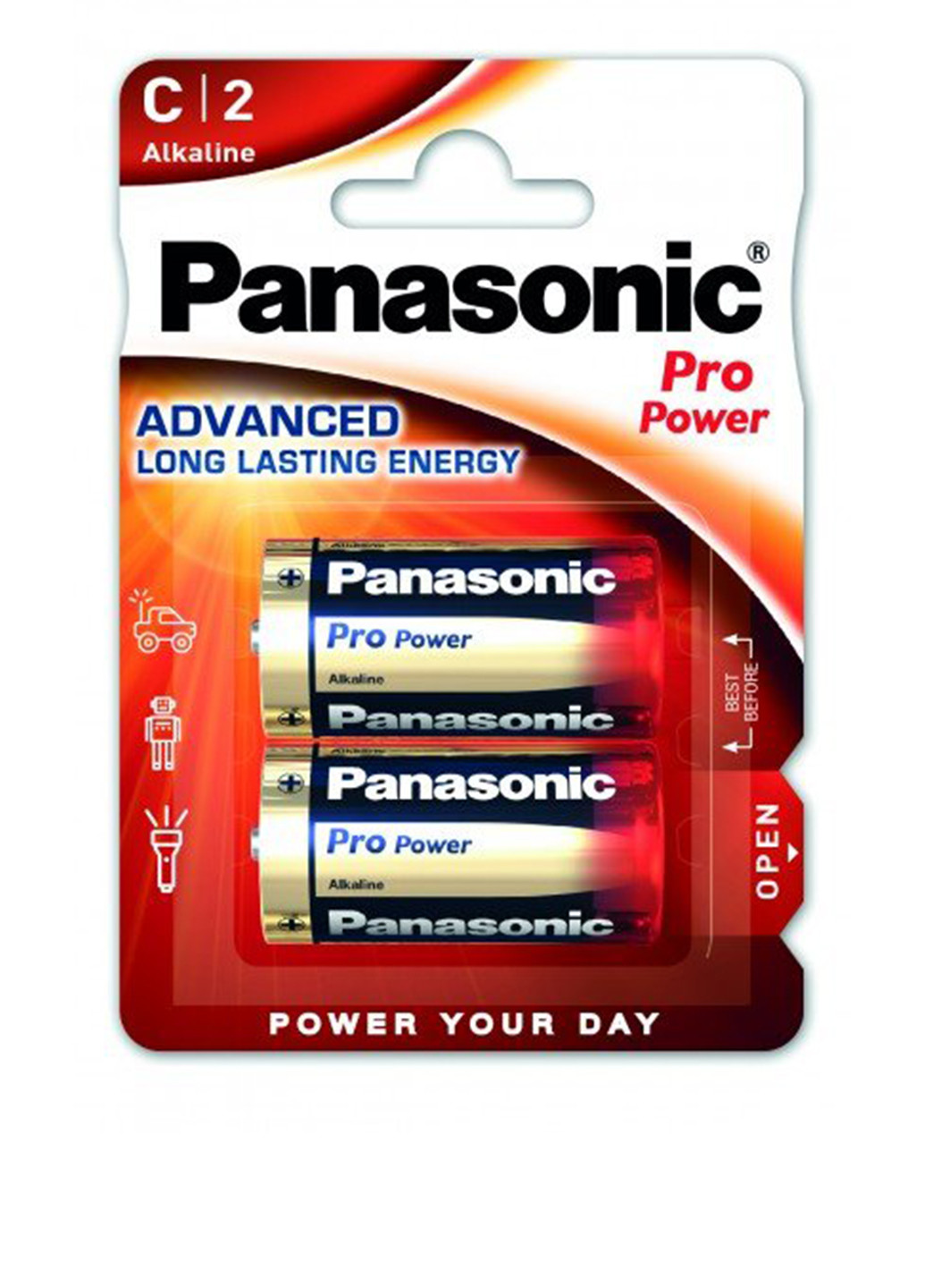 Батарейка Panasonic pro power c bli 2 alkaline (lr14xeg/2bp) (138004319)
