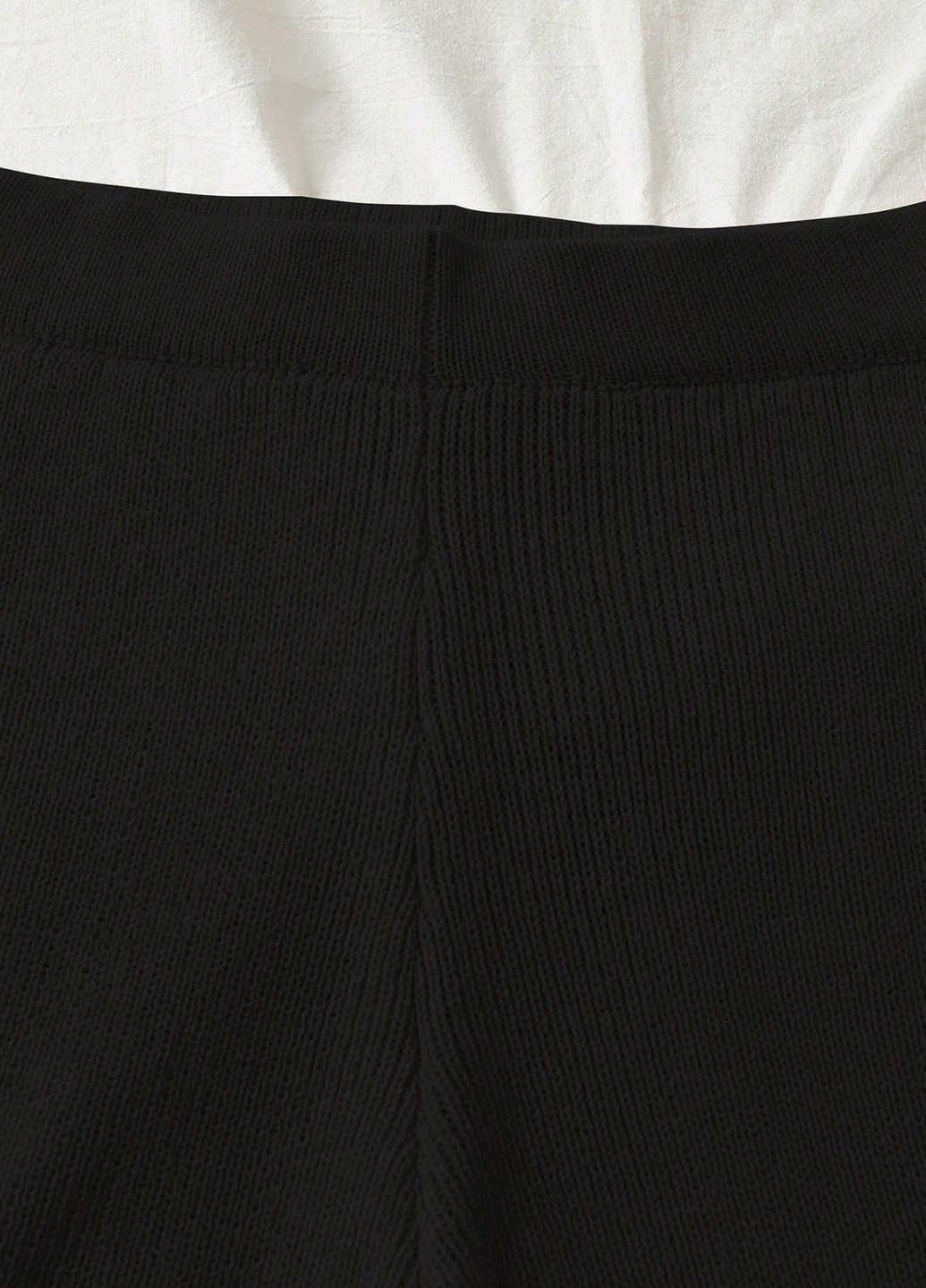 Черно-белый демисезонный комплект (кофта, брюки) SHEIN