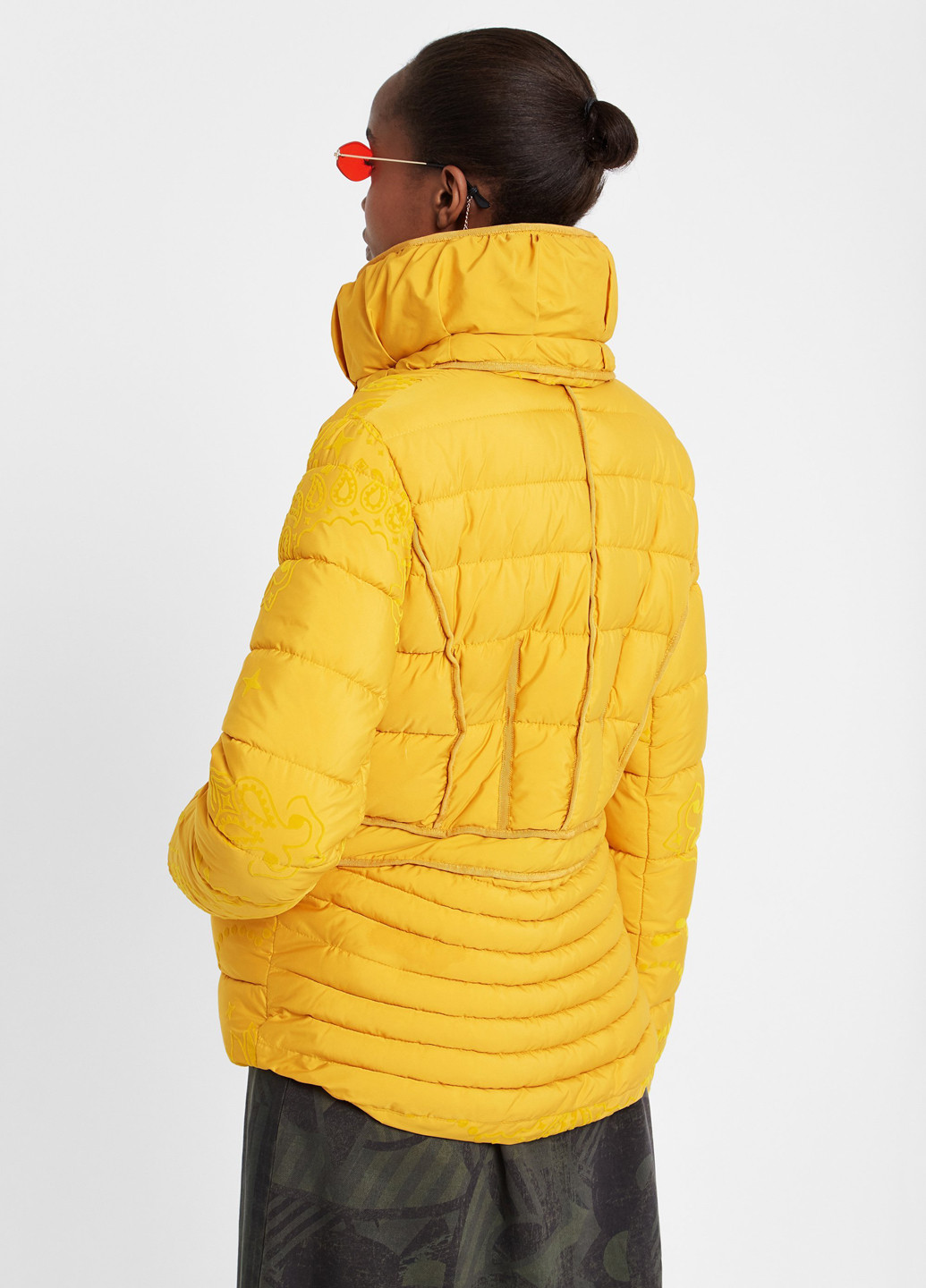 Желтая демисезонная куртка Desigual