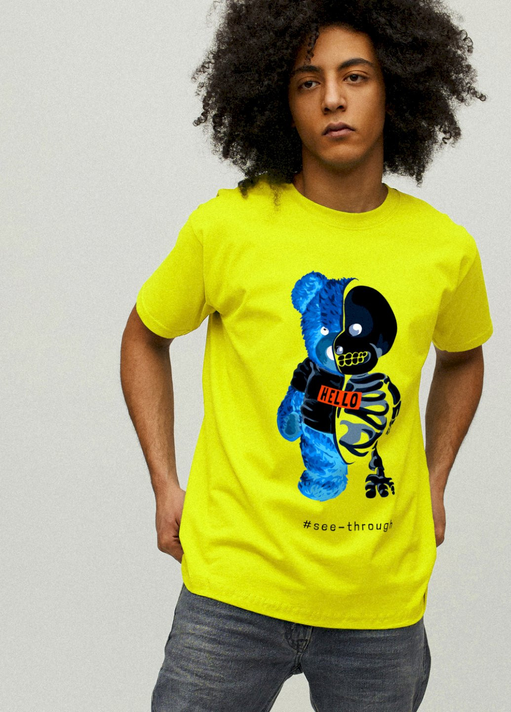 Жовта футболка чоловіча YAPPI