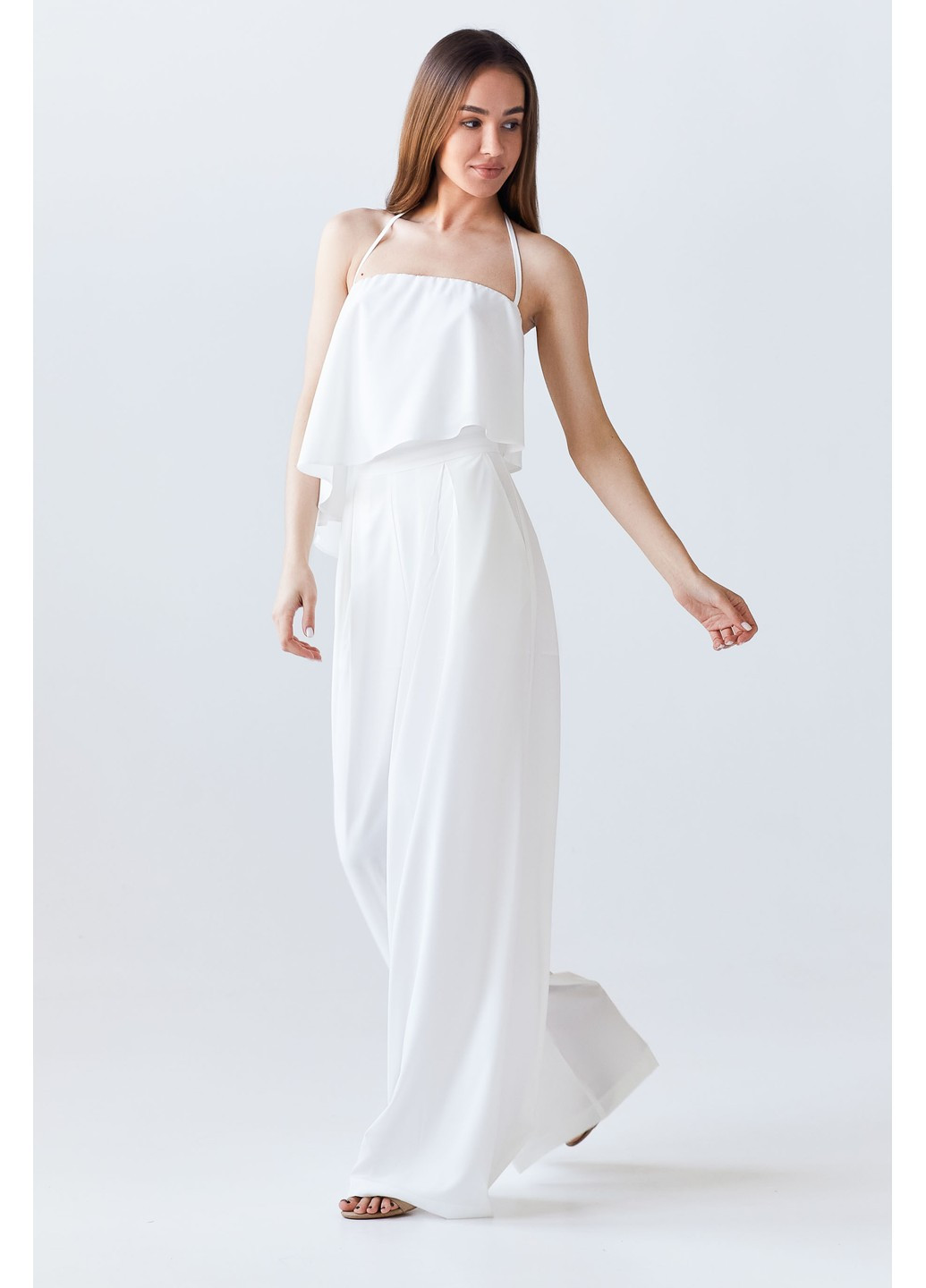 Комбінезон BYURSE однотонний молочний кежуал