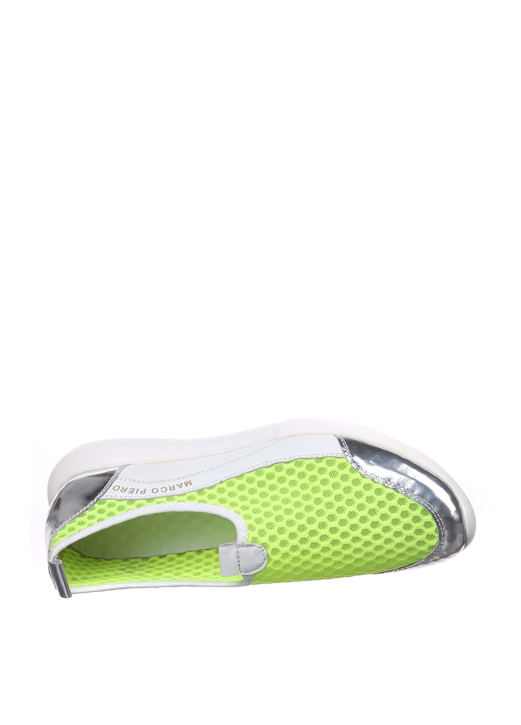 Лимонно-зеленые демисезонные кроссовки Marco Piero