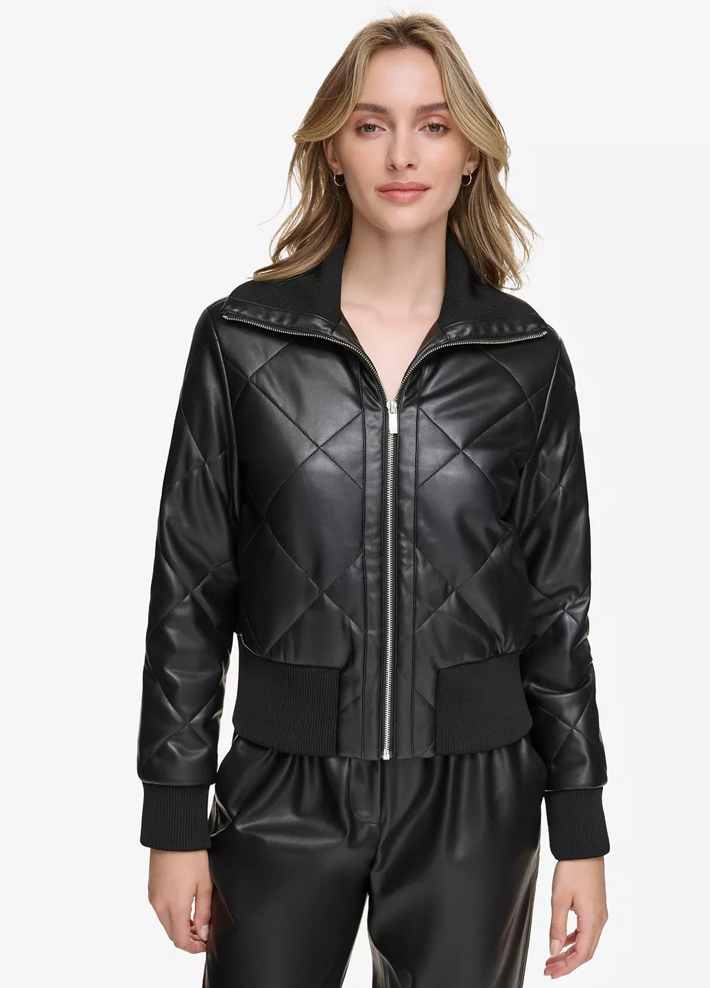 Чорна демісезонна куртка Calvin Klein