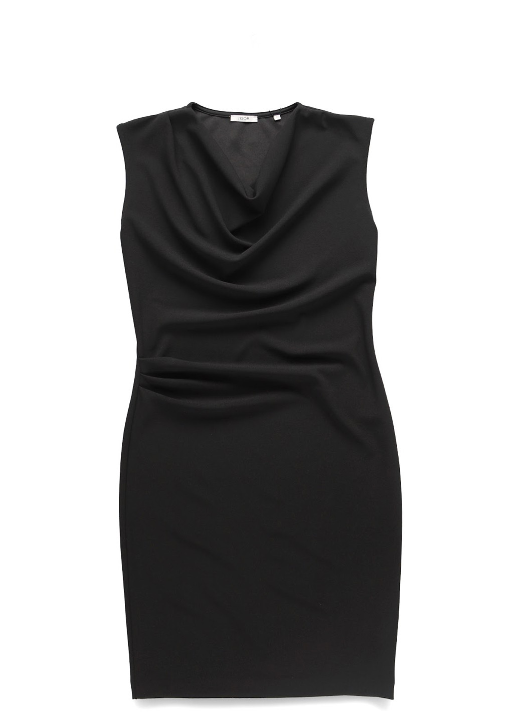 Черное вечернее, кэжуал платье футляр Kiomi однотонное