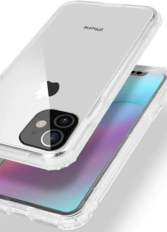 Чохол TPU + PC Full Body з захистом 360 для Apple iPhone 12 mini (5.4 ') Прозорий (is_00000039081_1) Epik (229728209)