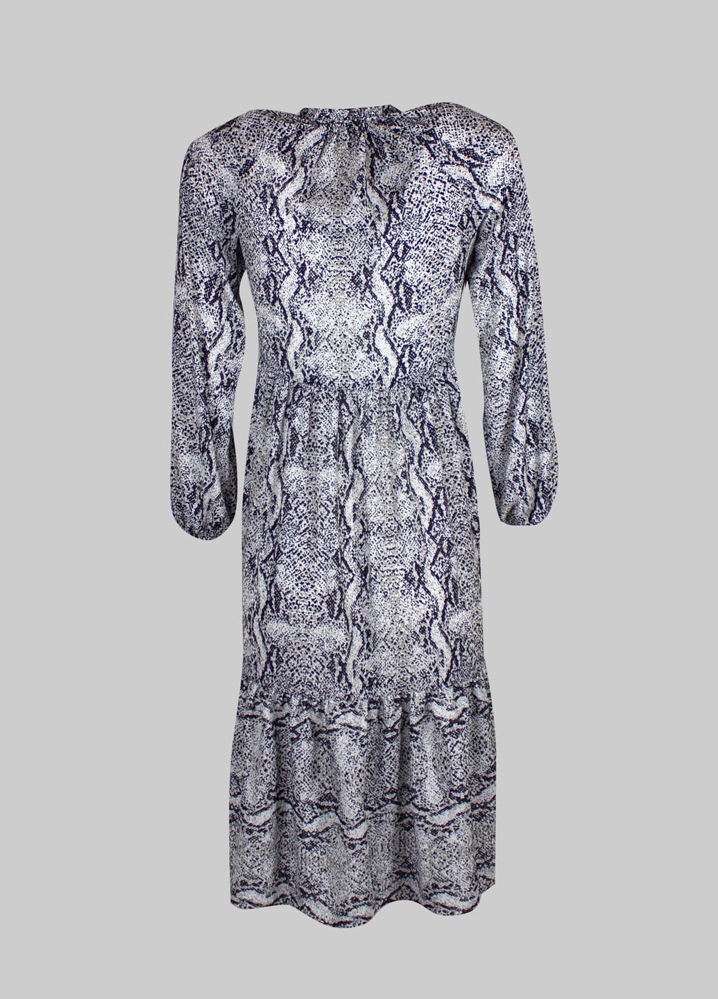Комбинированное кэжуал платье Primark с абстрактным узором