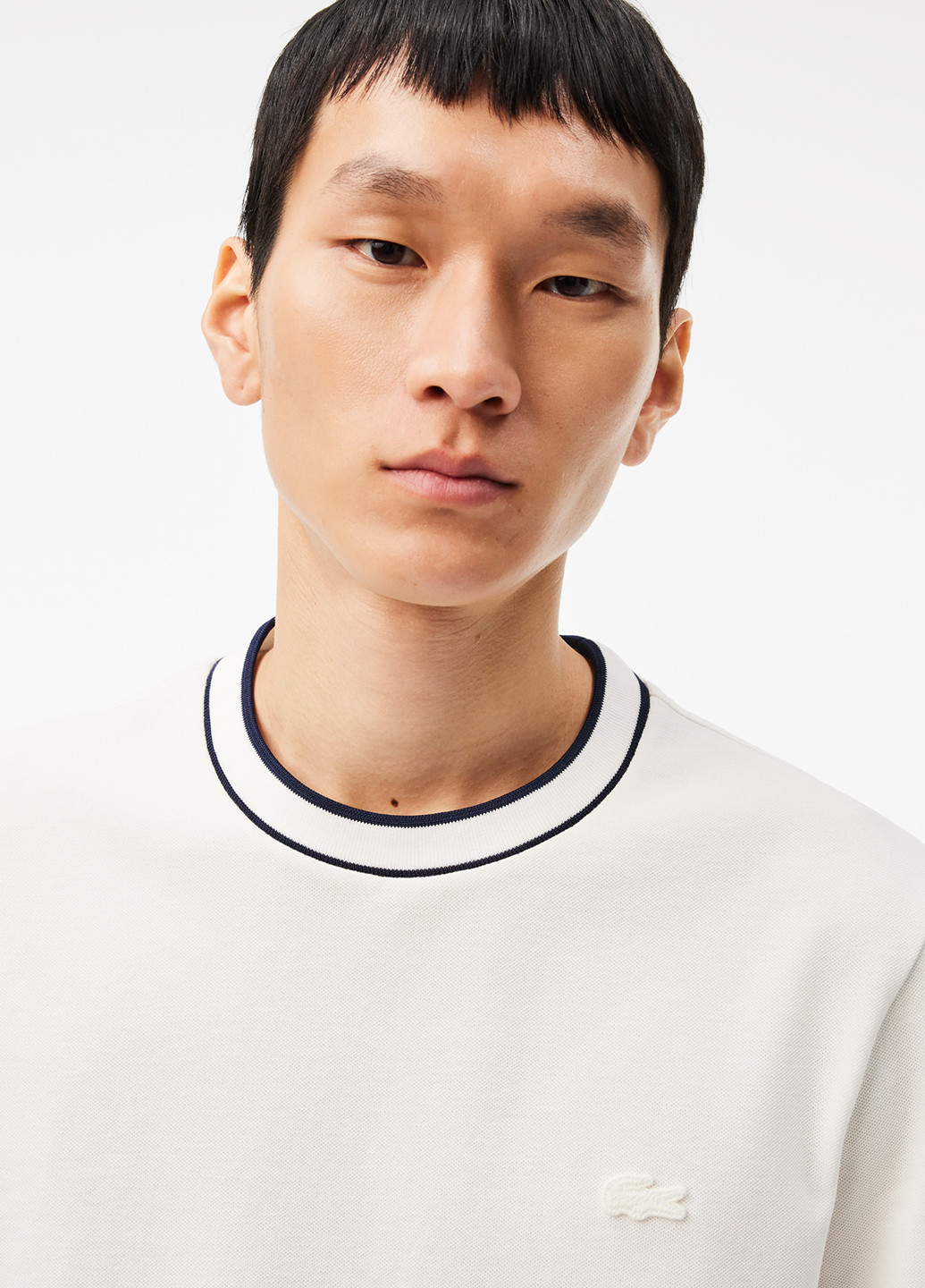 Белая футболка Lacoste