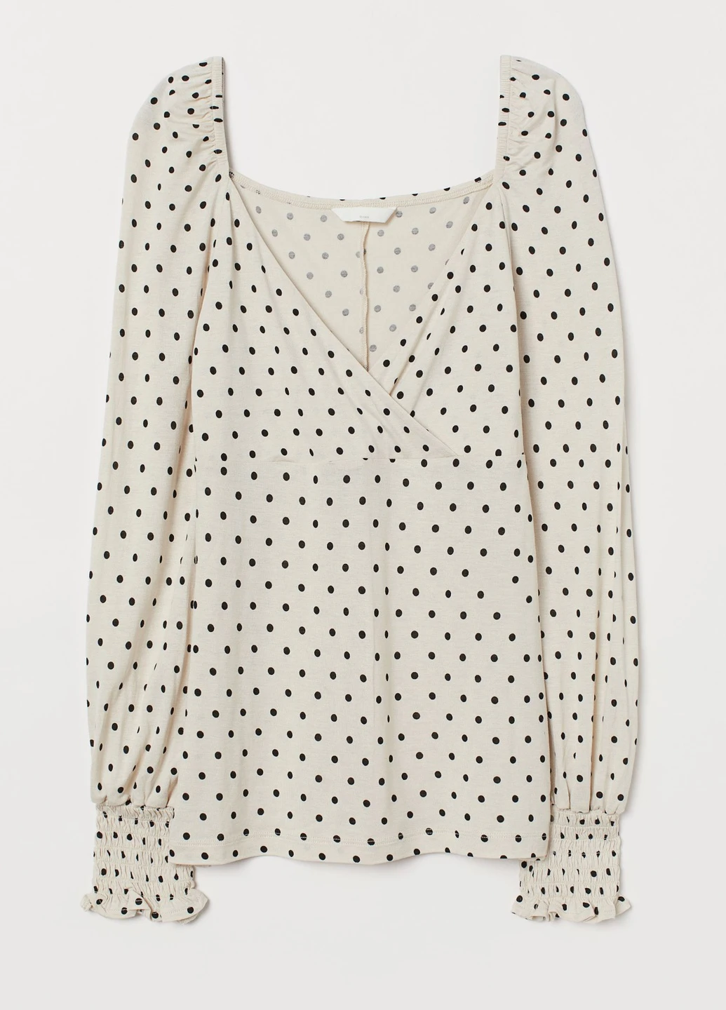 Светло-бежевая блуза для кормящих H&M