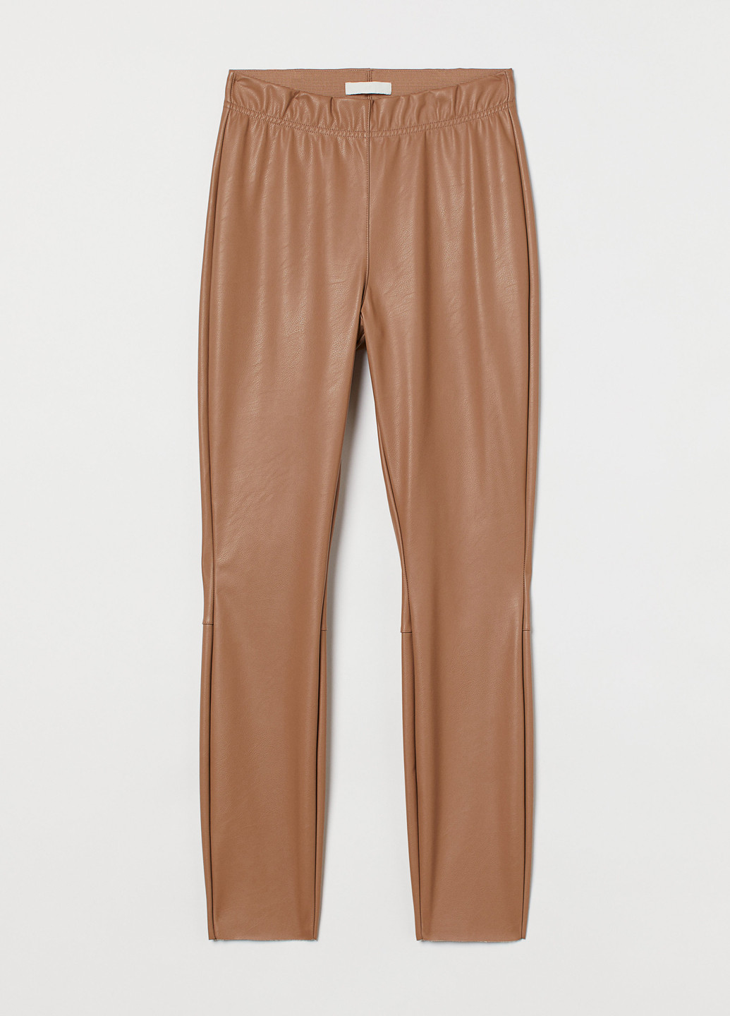 Темно-бежевые кэжуал демисезонные зауженные брюки H&M