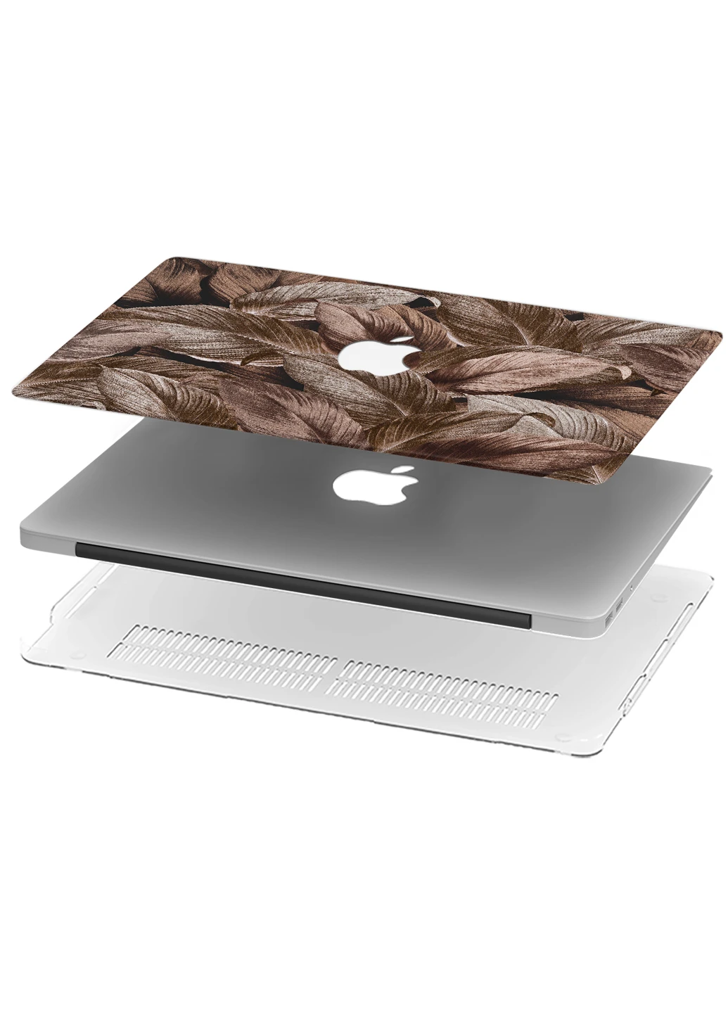 Чохол пластиковий для Apple MacBook Pro 15 A1707 / A1990 Золоті листя (Golden leaves) (9649-2751) MobiPrint (219124297)