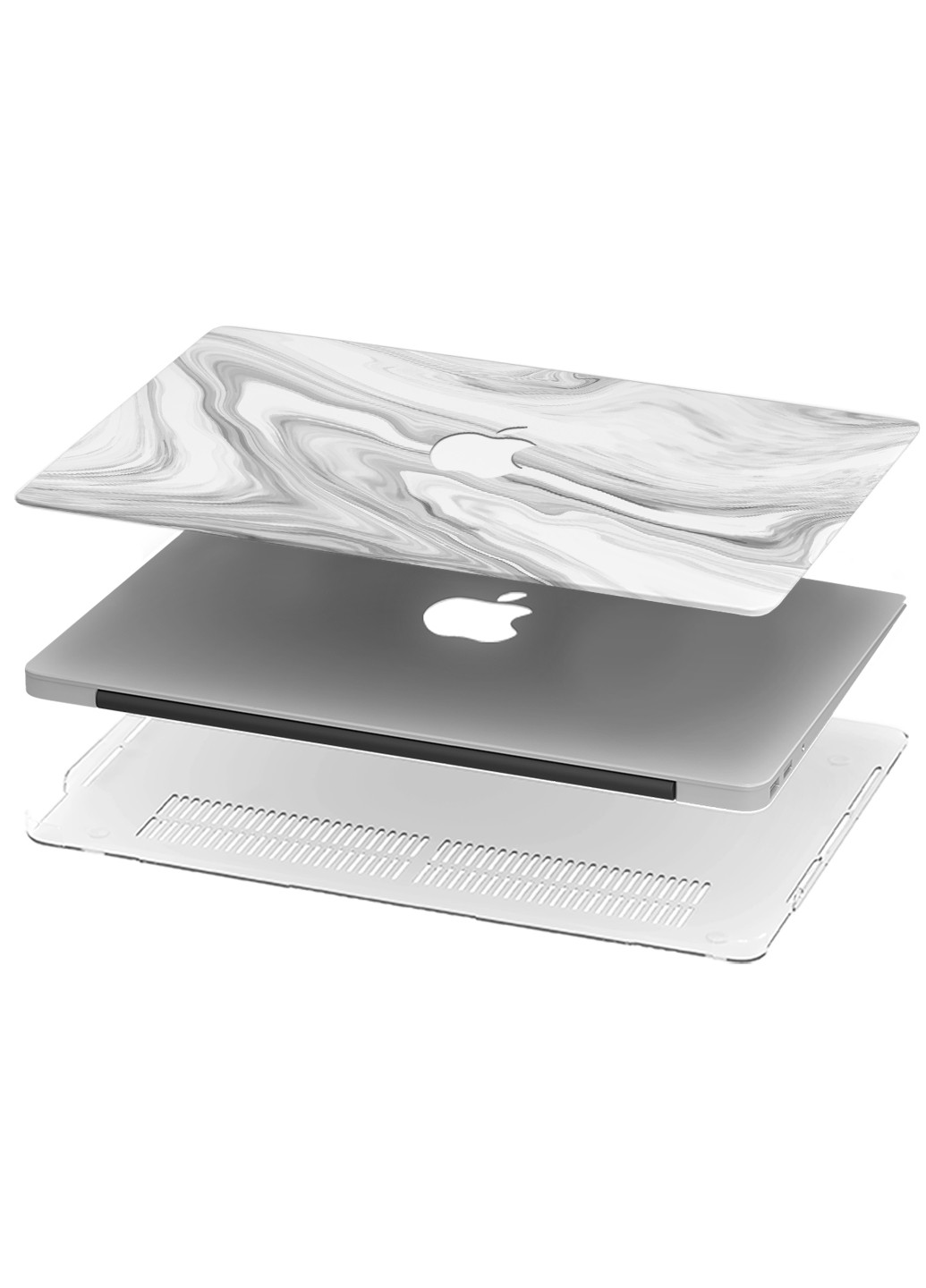 Чохол пластиковий для Apple MacBook Pro 13 A1278 Мрамор (Marble) (6347-1892) MobiPrint (218531538)