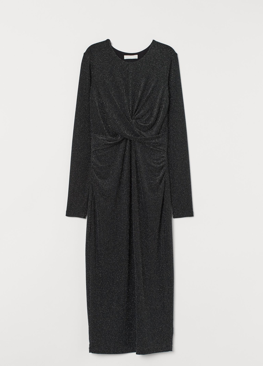 Черное кэжуал платье для беременных H&M однотонное