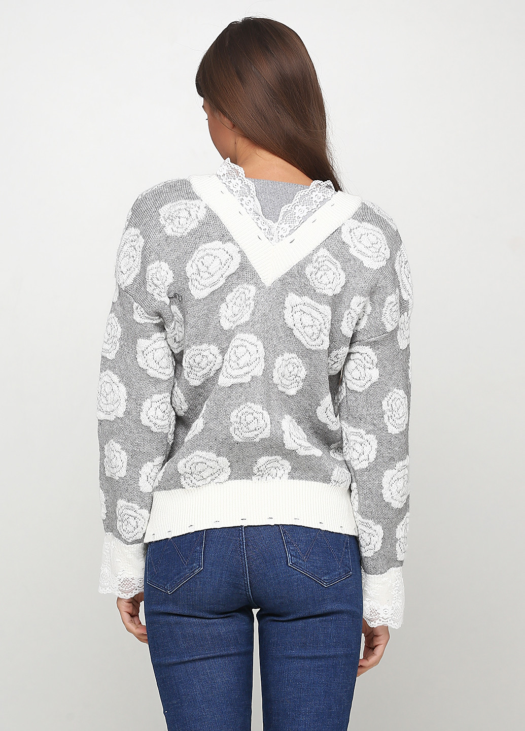 Сірий демісезонний пуловер пуловер Birginia
