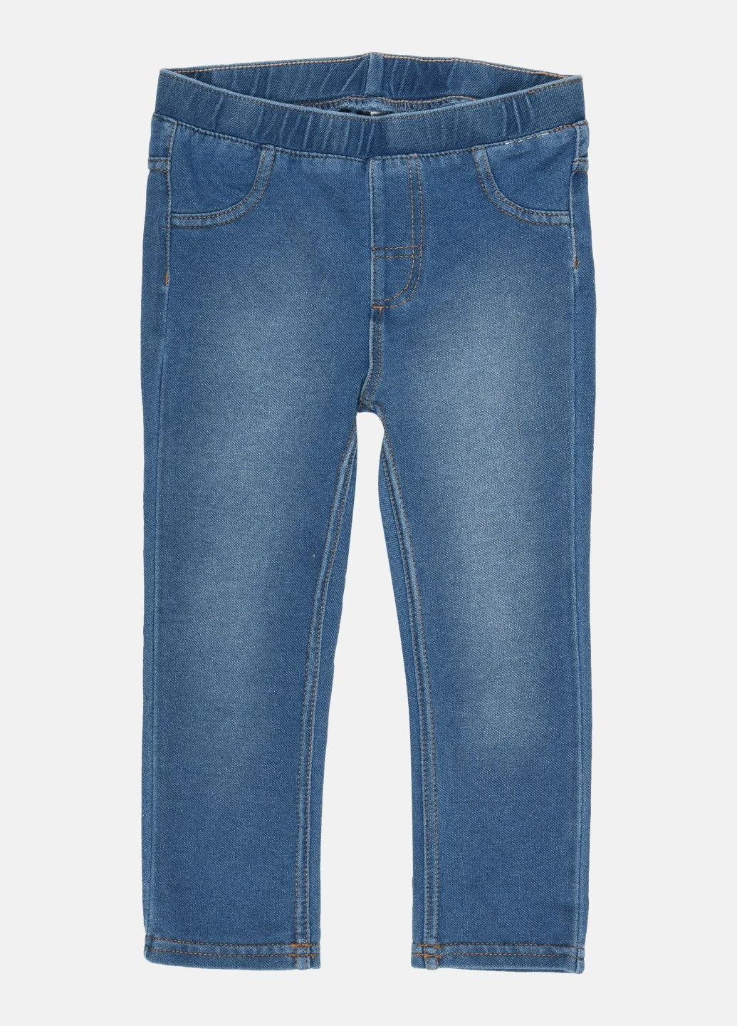 Синие летние джеггинсы H&M