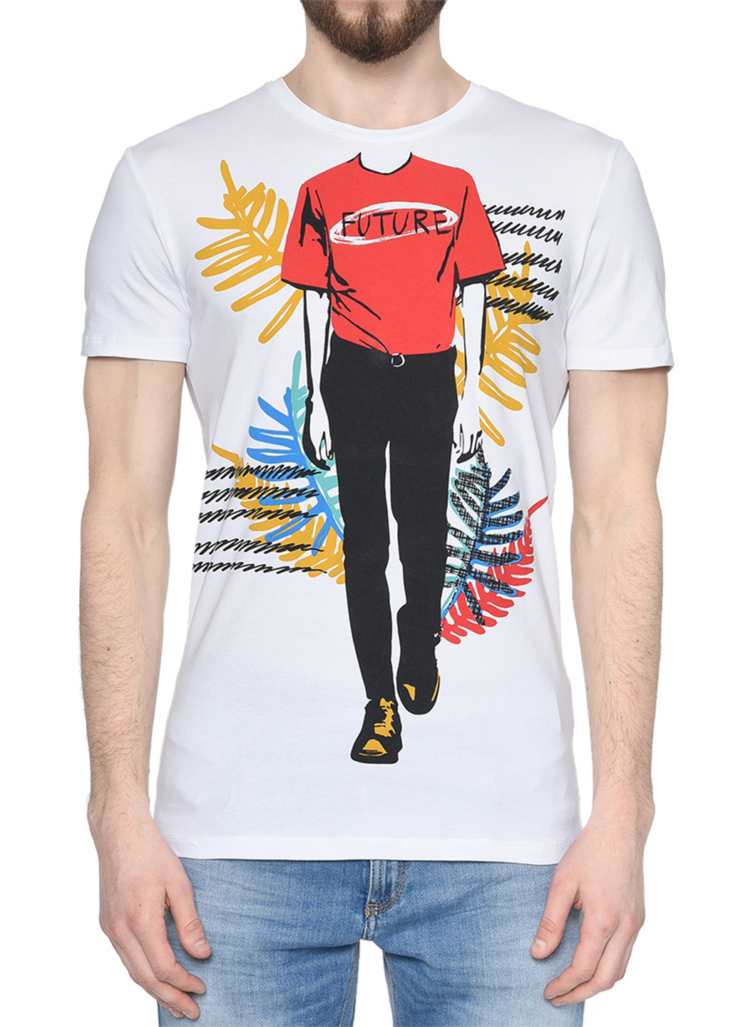 Белая футболка Antony Morato