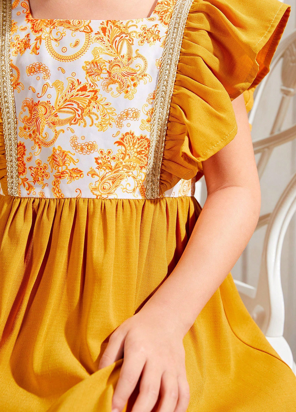 Охра сукня SHEIN (325400165)