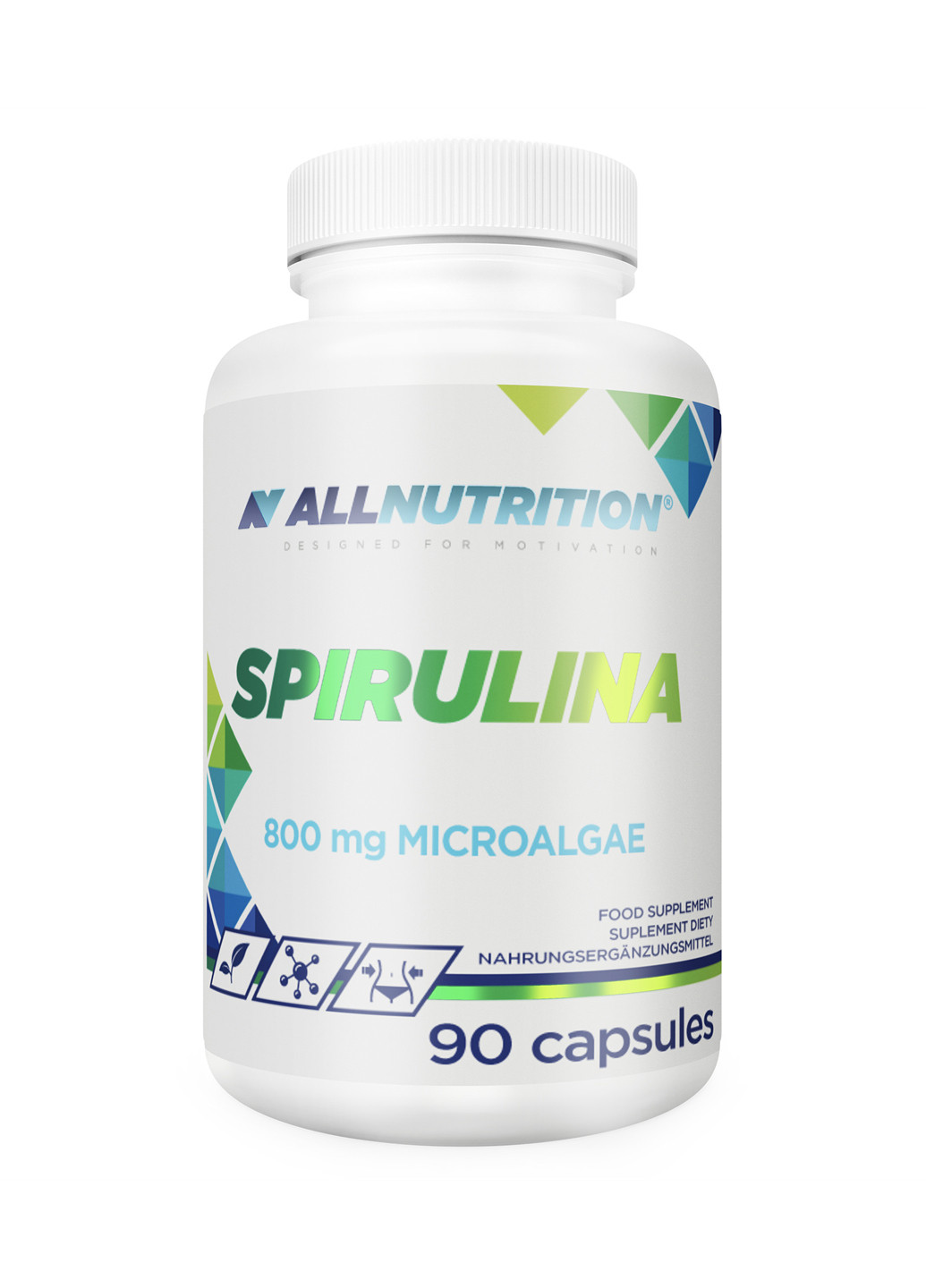 Спирулина суперфуд Spirulina - 90caps ] Allnutrition (240066438)