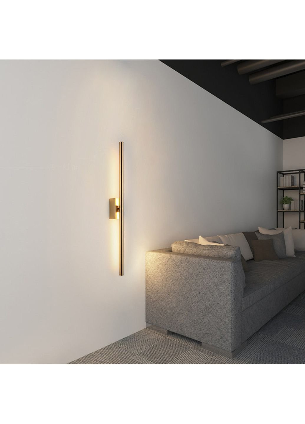 Бра настенное LED C20-800-gd-k Золото 80х6х6 см. Sunnysky (253542167)