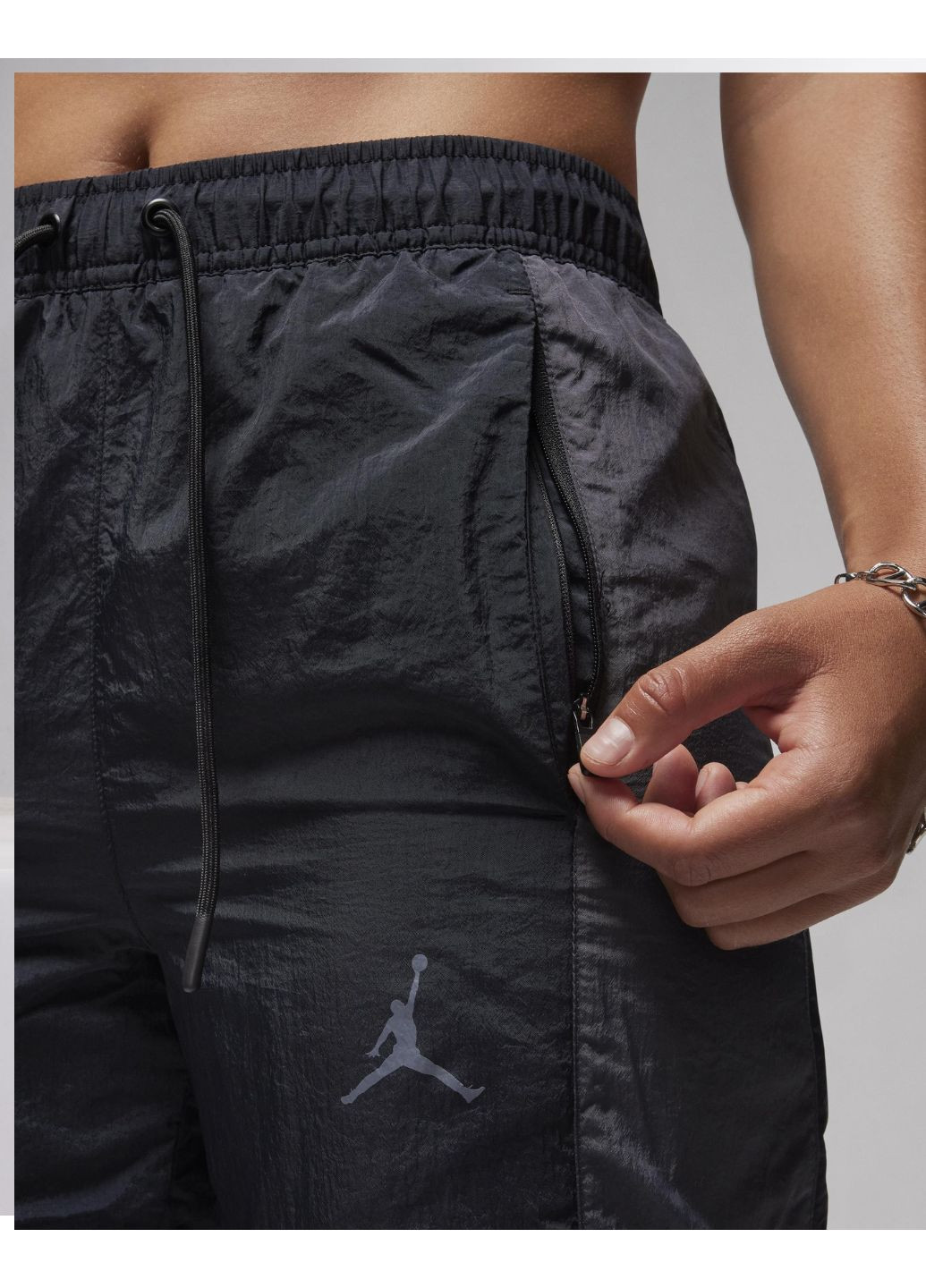 Черные кэжуал, спортивные демисезонные джоггеры брюки Nike