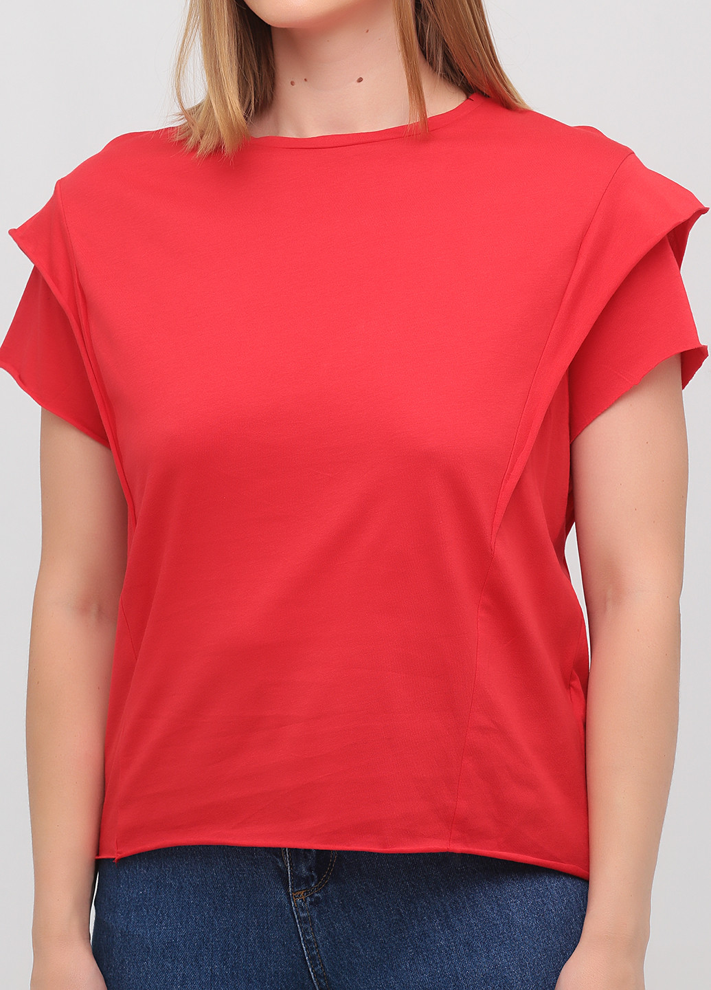 Красная летняя футболка Alcott