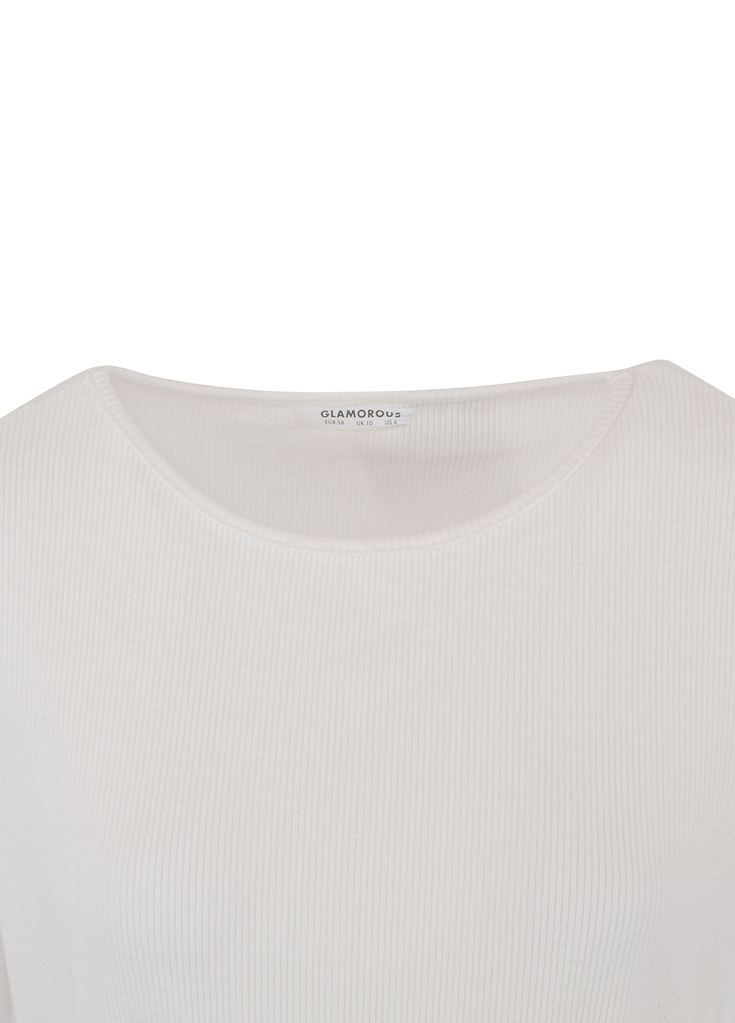 Белое кэжуал платье Glamorous однотонное
