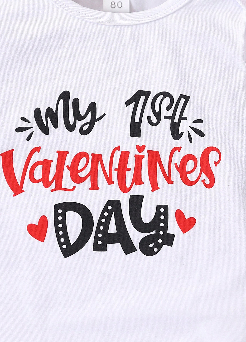 Белый демисезонный комплект (боди, брюки, шапка) SHEIN