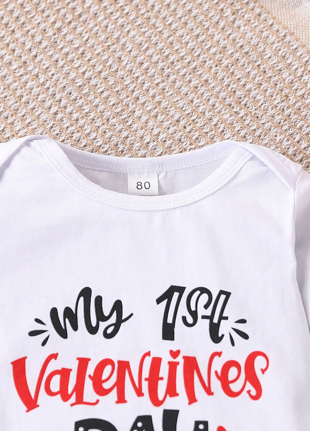 Белый демисезонный комплект (боди, брюки, шапка) SHEIN