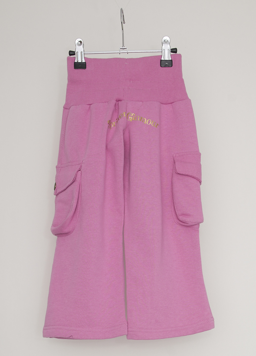 Розово-лиловые кэжуал демисезонные прямые брюки Sprider