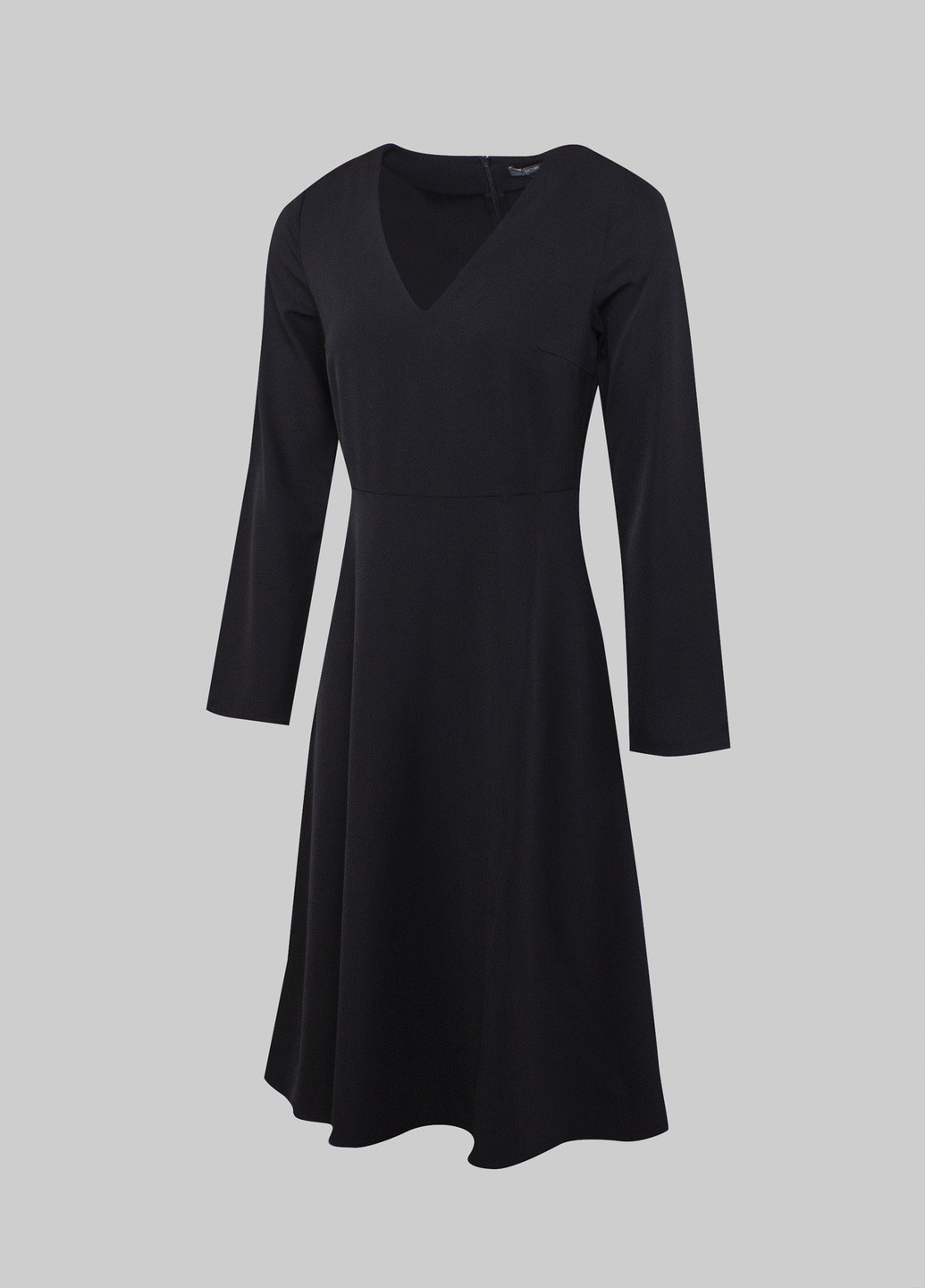 Черное кэжуал платье Kiomi однотонное