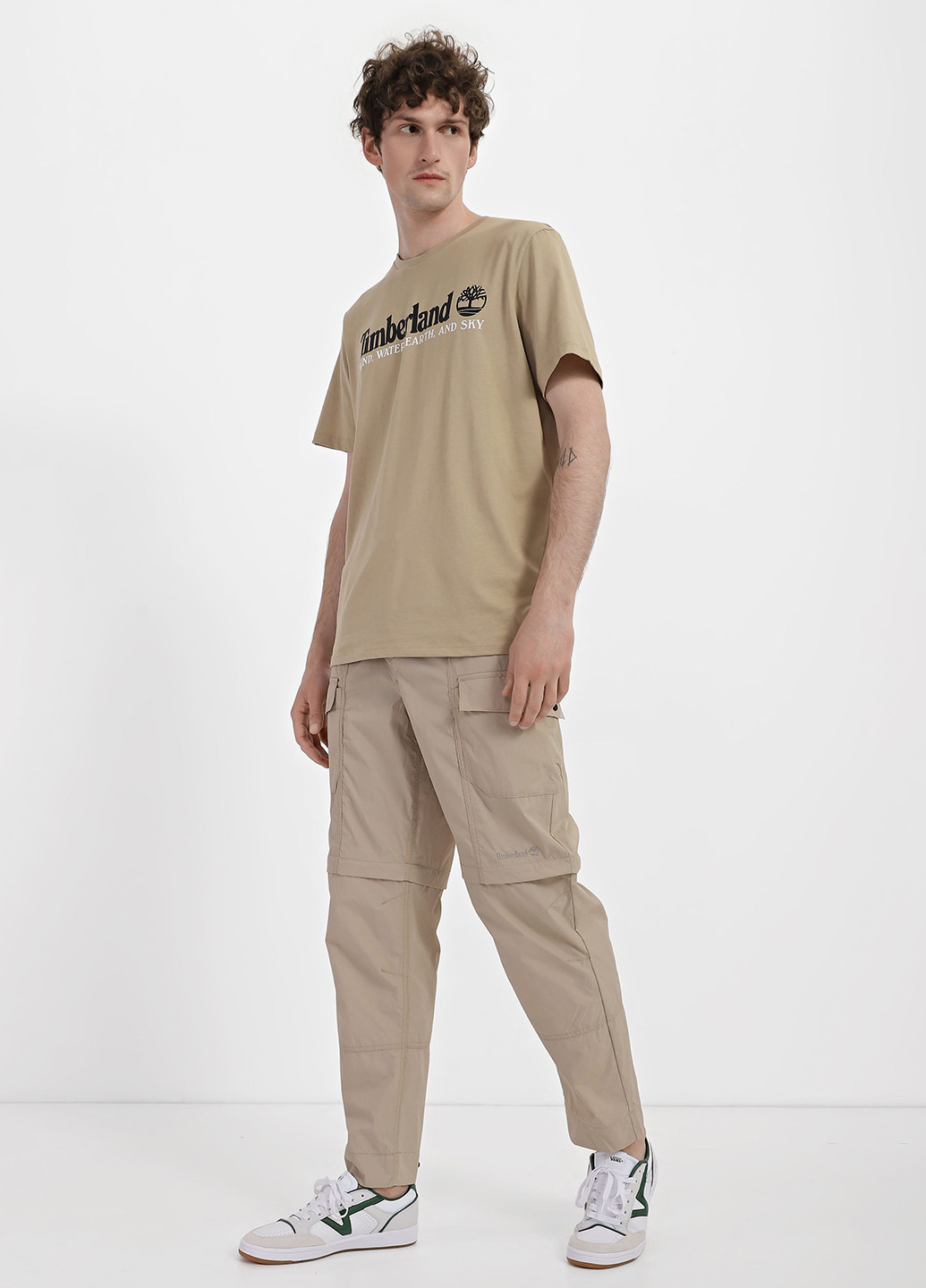 Бежевые кэжуал летние карго брюки Timberland