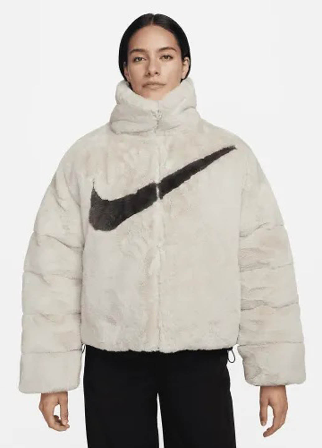 Світло-бежева зимня куртка Nike