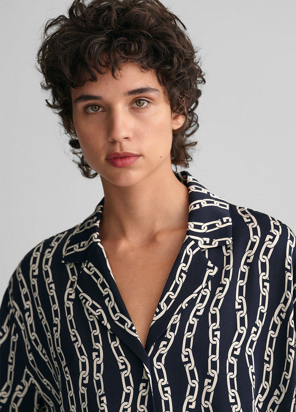 Комбинированная блуза Gant