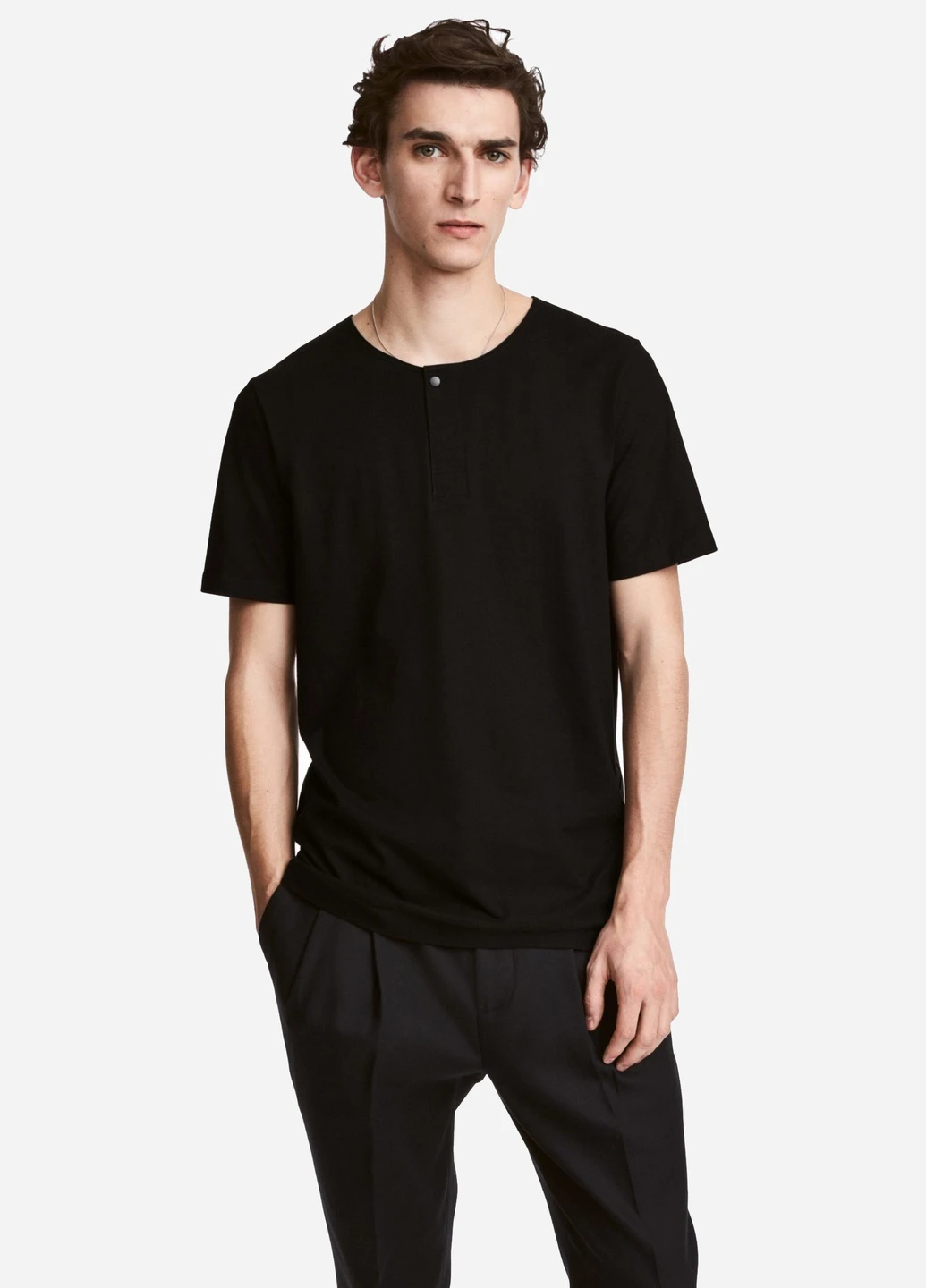Чорна футболка H&M