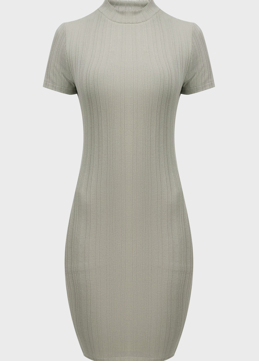 Серое кэжуал платье силуэтная Calvin Klein Jeans однотонное