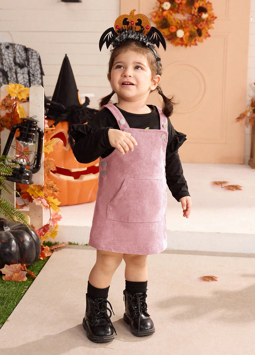 Демисезонный сарафан SHEIN однотонный