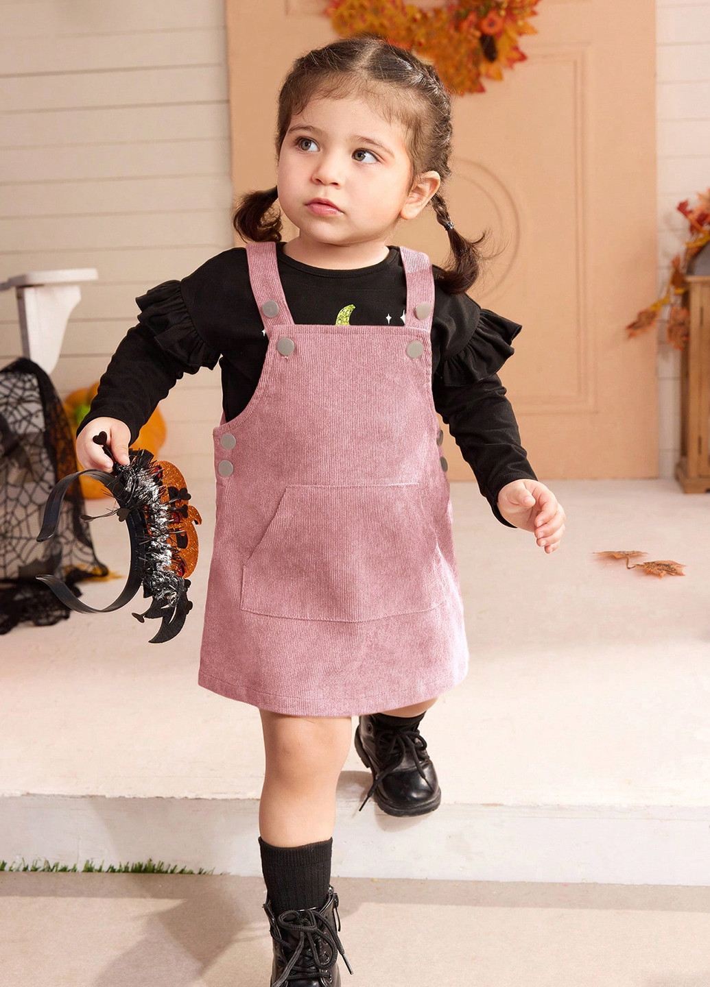 Демисезонный сарафан SHEIN однотонный