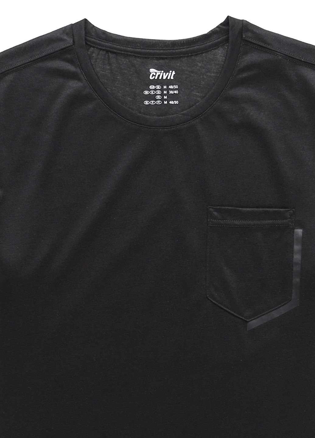Чорна футболка Crivit