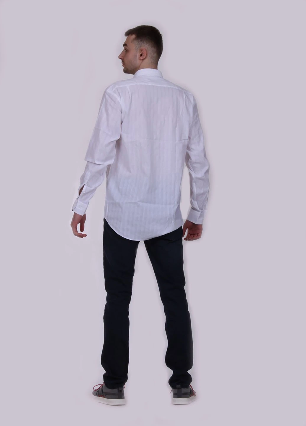 Белая рубашка однотонная Zegna