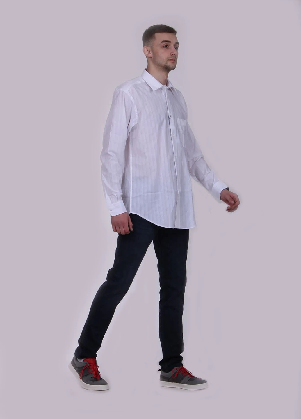 Белая рубашка однотонная Zegna