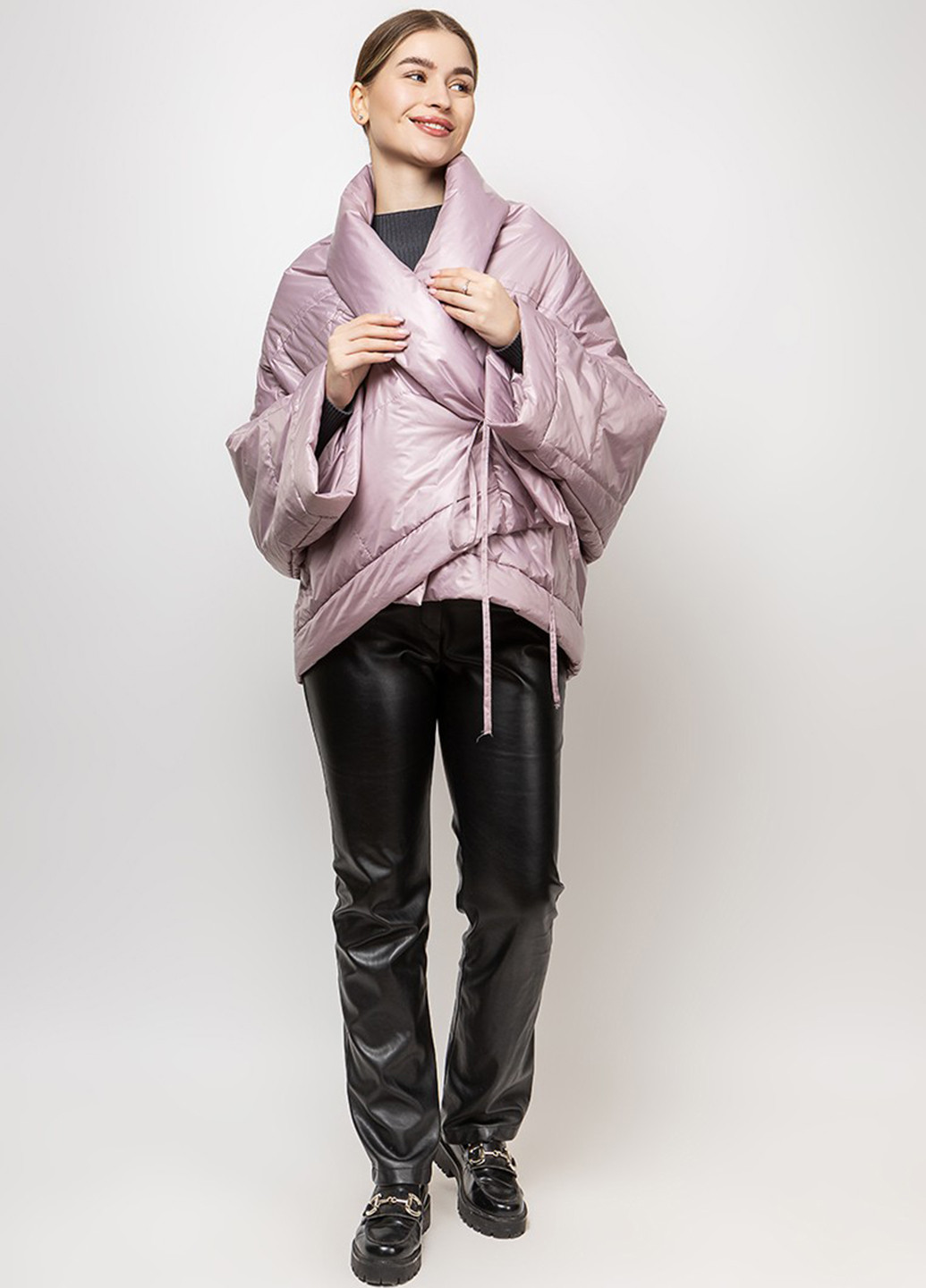 Светло-розовая демисезонная куртка O`zona milano
