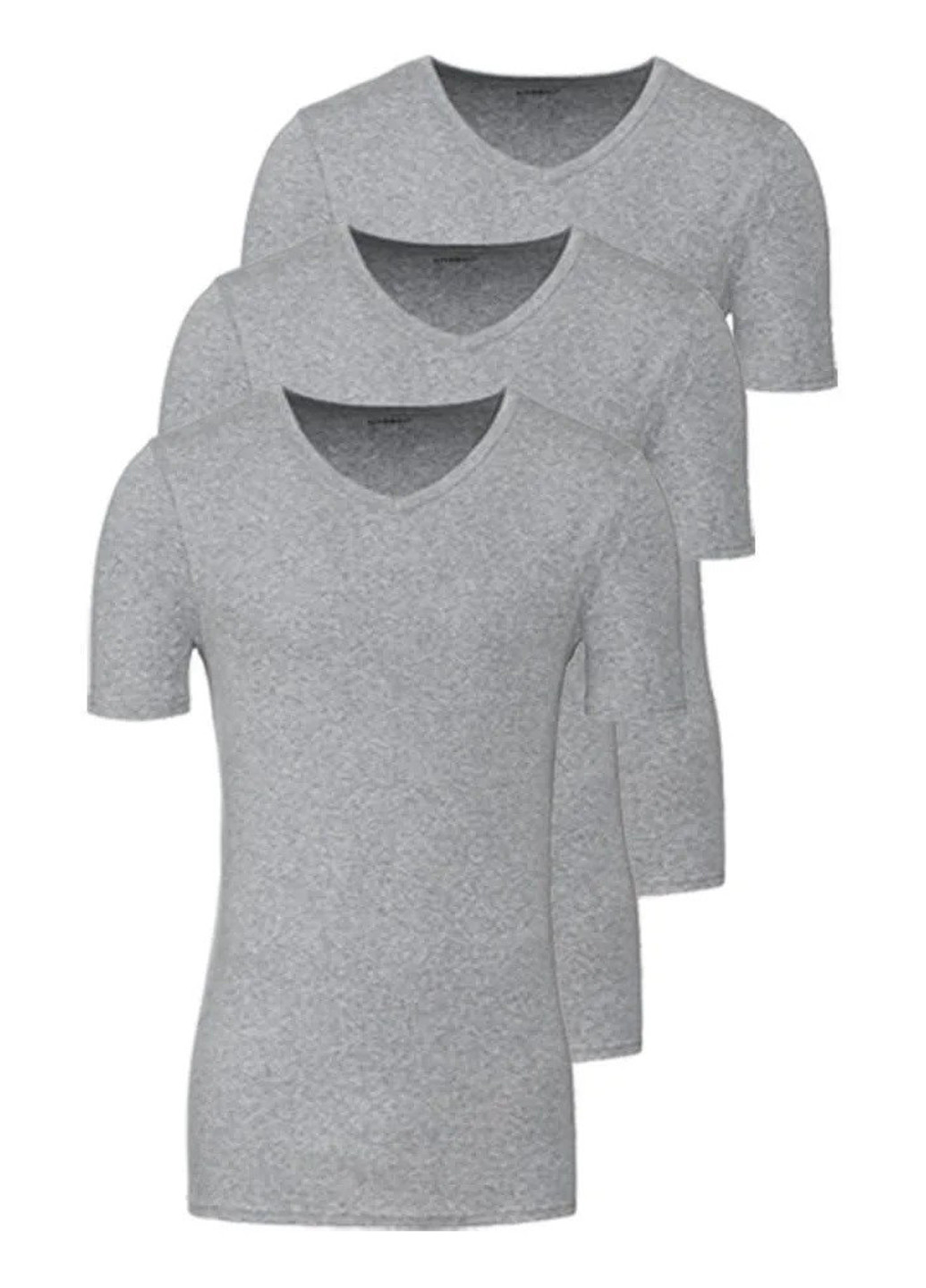 Сіра футболка (3 шт.) з коротким рукавом Livergy