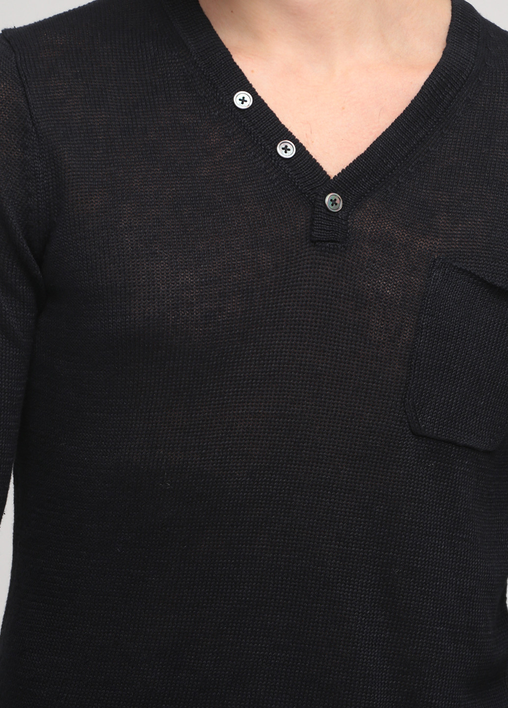 Чорний демісезонний пуловер пуловер Drykorn