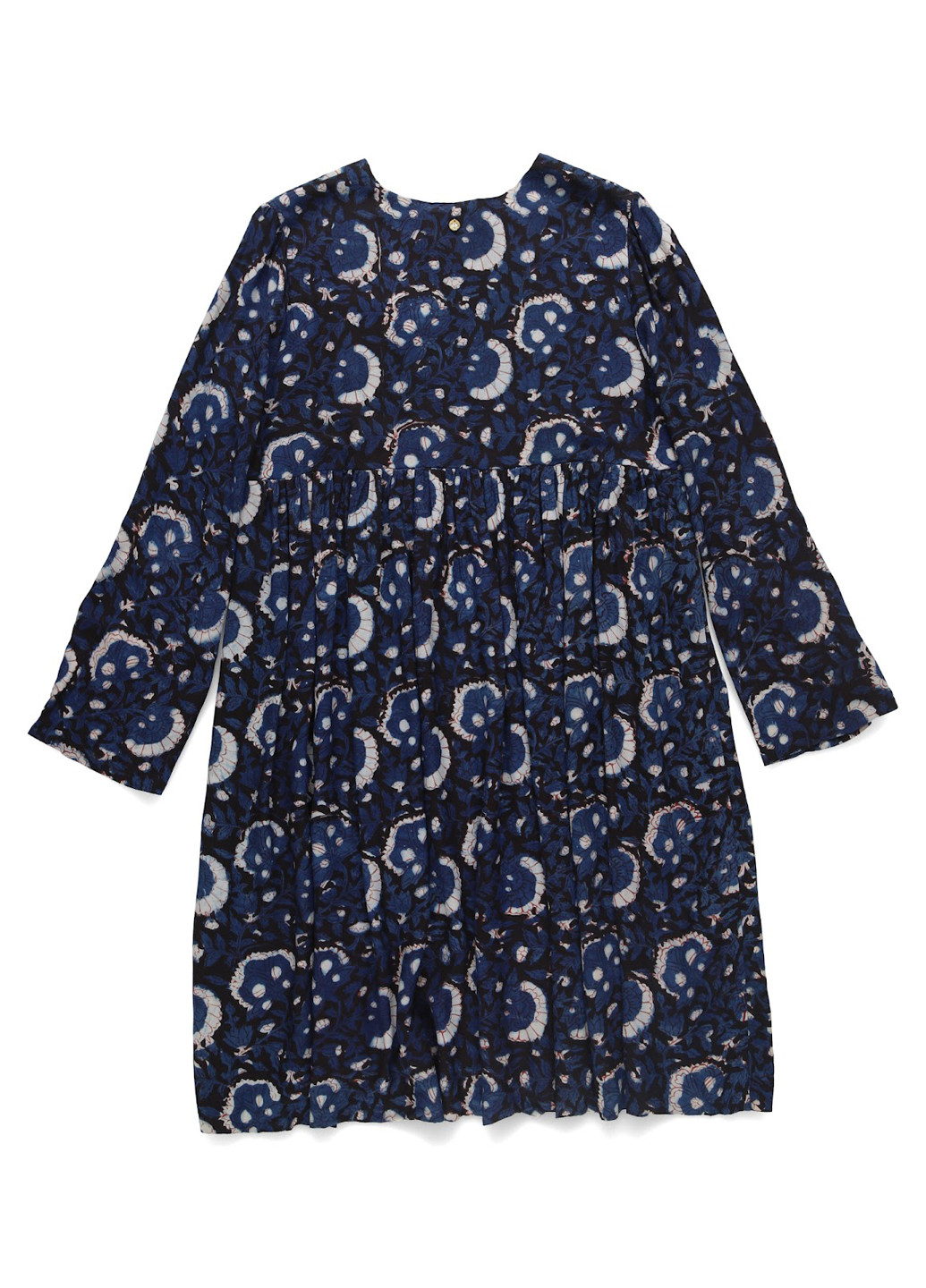 Темно-синя кежуал сукня а-силует Antik Batik з малюнком