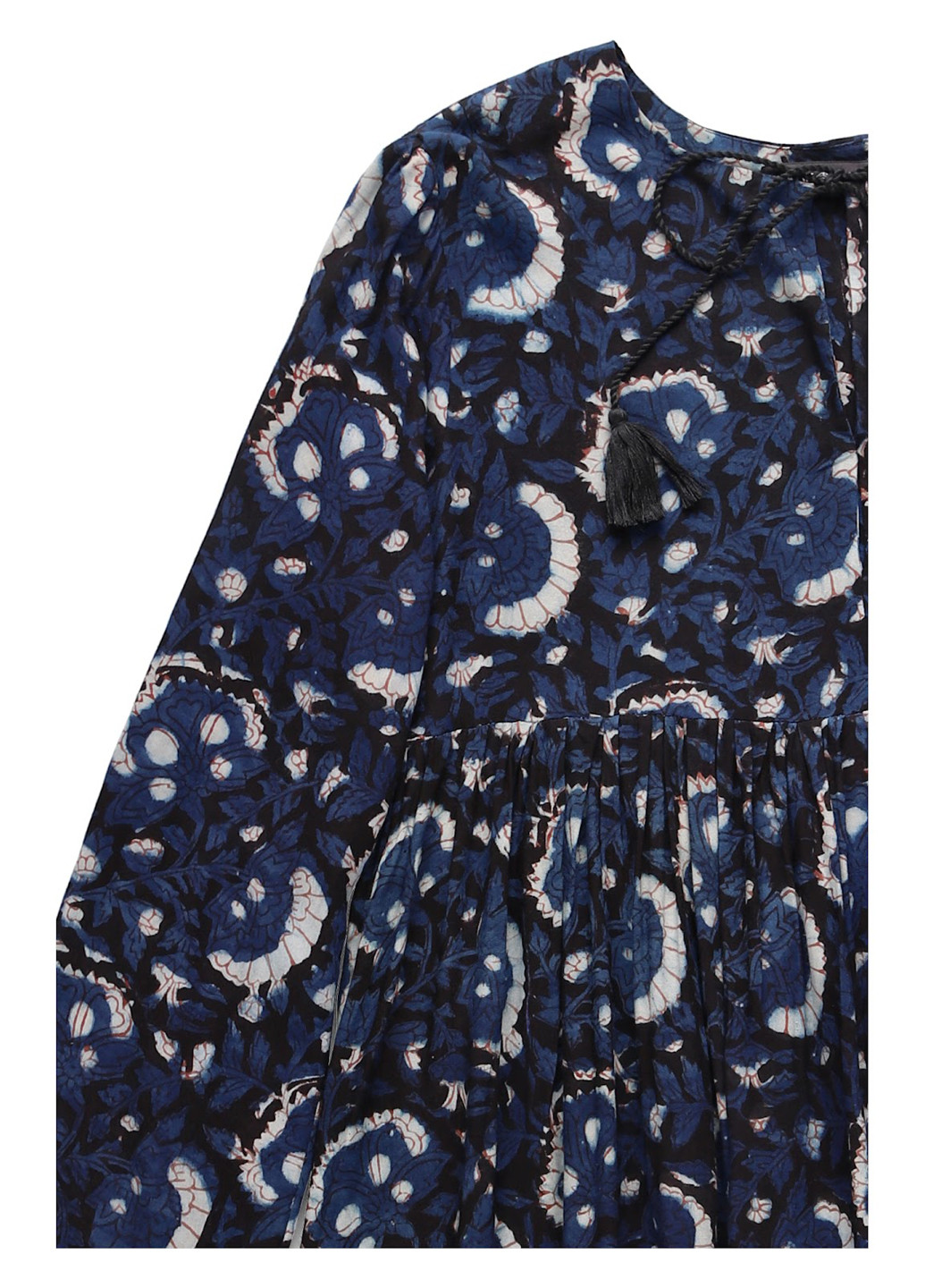 Темно-синя кежуал сукня а-силует Antik Batik з малюнком