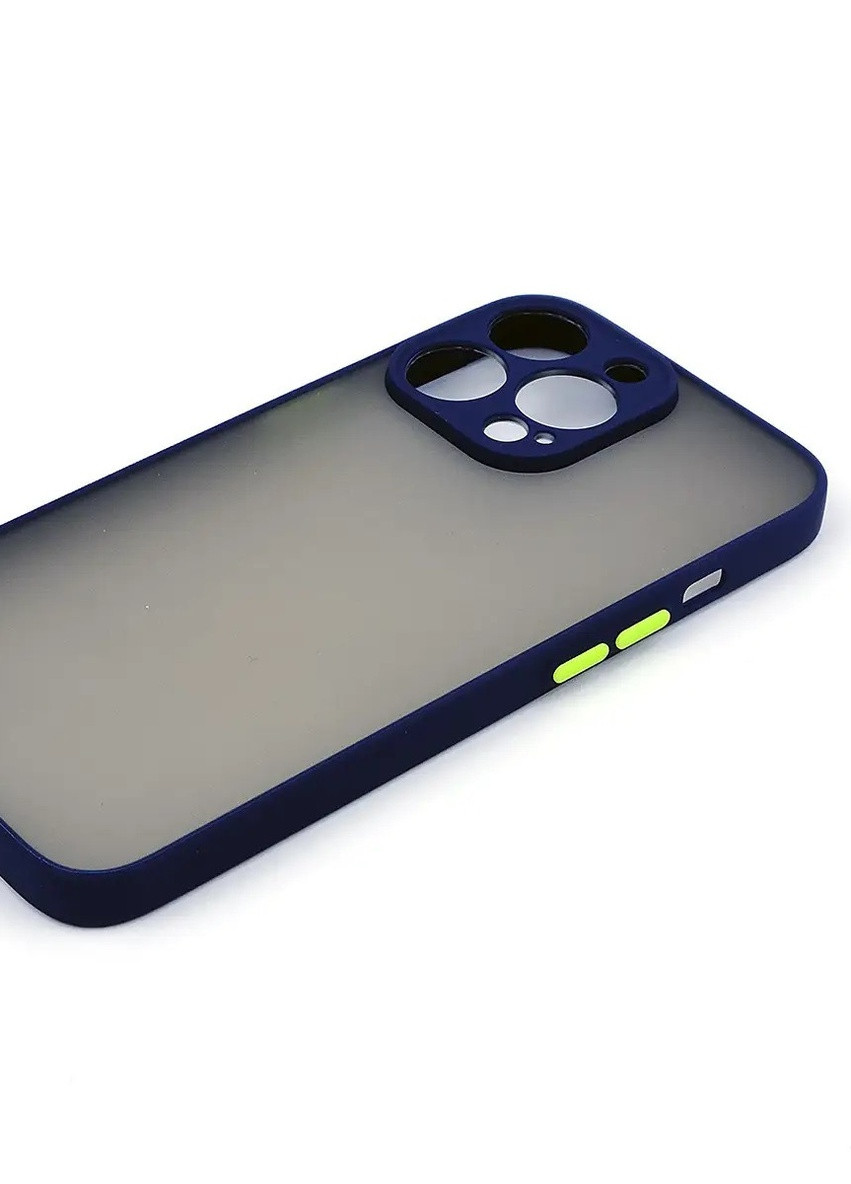 Силіконовий Чохол Накладка Avenger Totu Series Separate Camera iPhone 14 Pro Max Navy Blue No Brand (254916505)