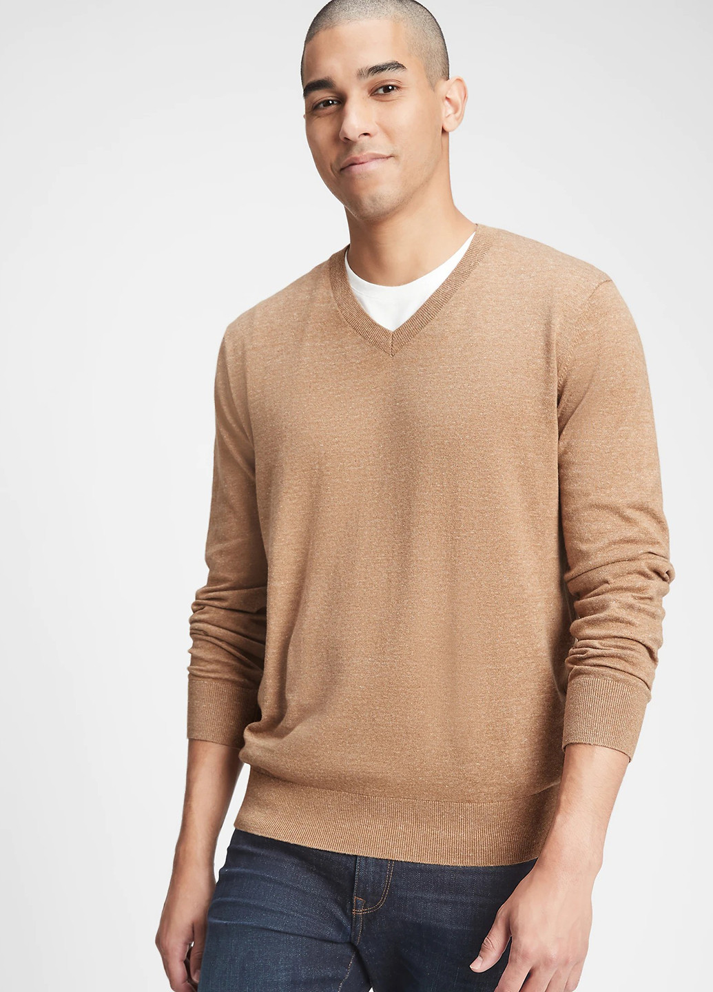 Светло-коричневый демисезонный пуловер пуловер Gap