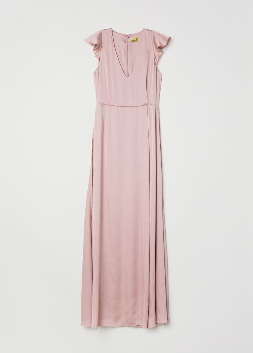 Рожева кежуал сукня а-силует H&M однотонна